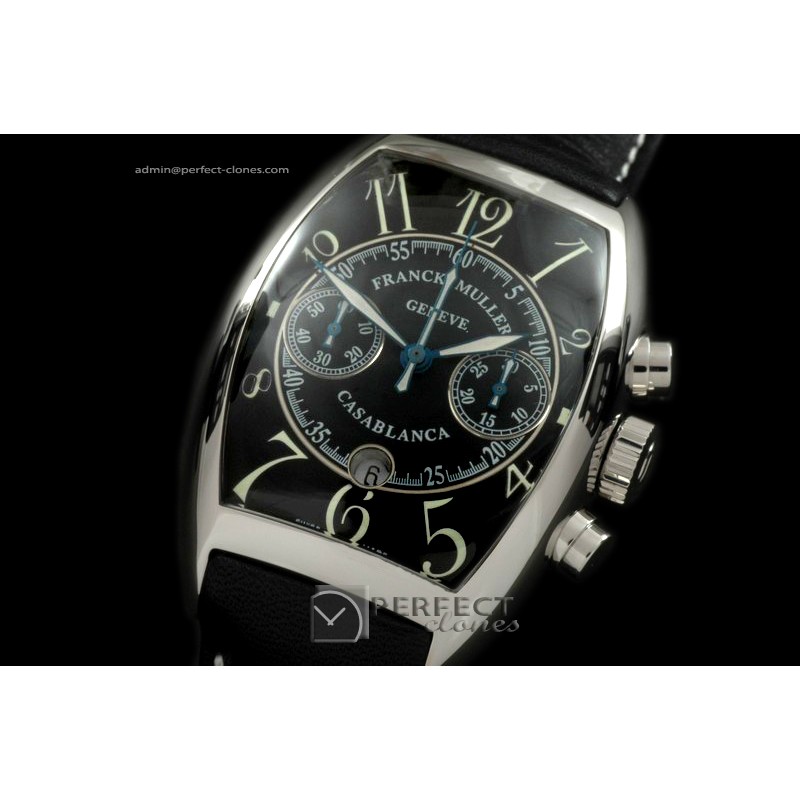 FMCA00088 Casablanca Chrono SS/RU Black Swiss 7753
