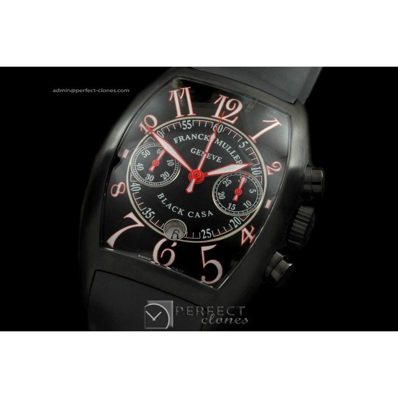 FMCA00098 Casablanca Chrono PVD/RU Black Swiss 7753
