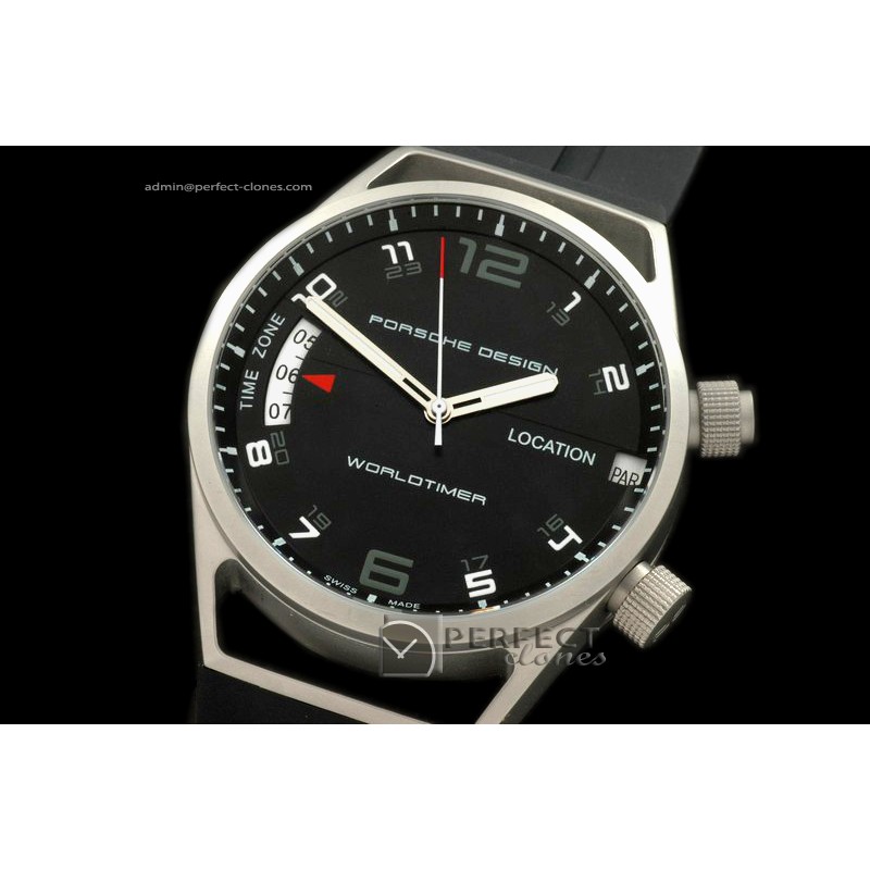 PDWT10001 Worldtimer SS/RU Black Asian 2813 21J
