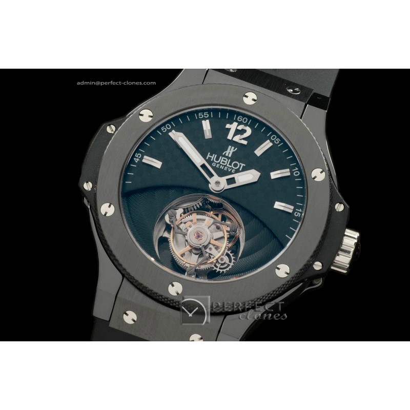 HBT10001 Big Bang Tourbillon Cer/RU Black Flying Tourbillon
