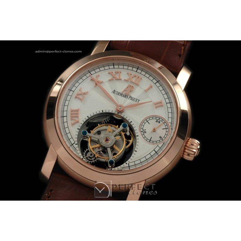 APJA01011 Jules Audemars Tourbillon RG/LE White Flying Tourbill