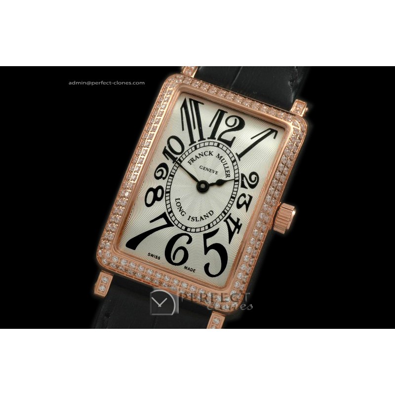 FMLI10006 Ladies Long Island Diamond RG/LE White Jap Quartz