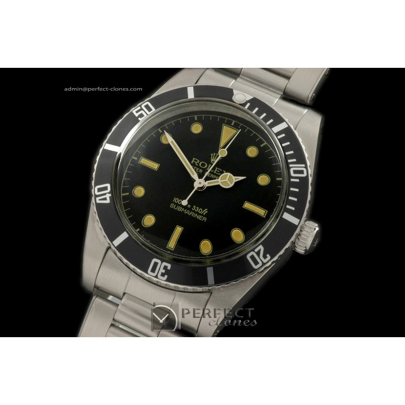 RLSV10021S Vintage 50s James Bond Sub 6536 SS/SS Blk A-2836