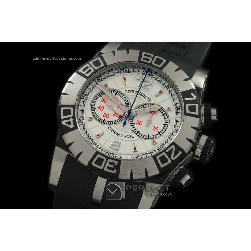 RD00026 Easy Diver Chronoexcel SS/Blk/RU White A-775Mod