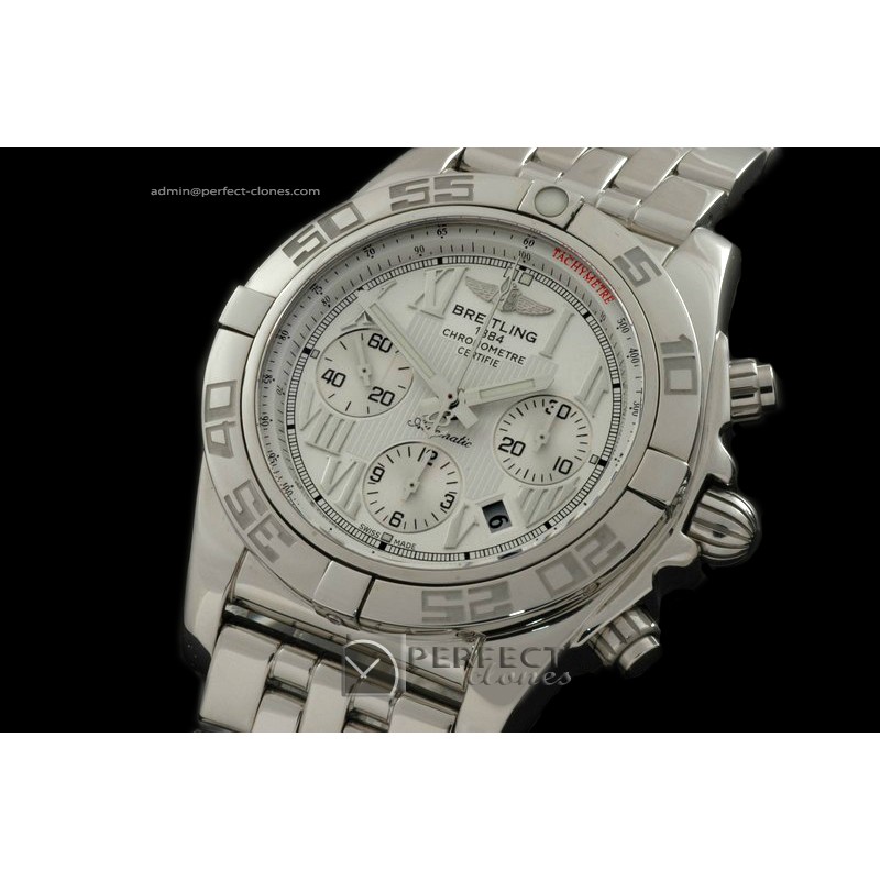 BLB01-01011 Chronomat B01 SS/SS White Roman A-775Ult V 316F