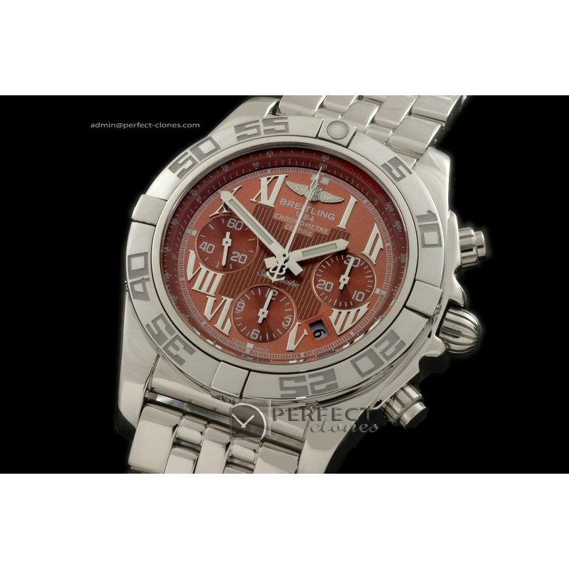 BLB01-01015 Chronomat B01 SS/SS Brown Roman A-775Ult V 316F