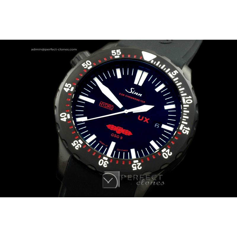 SI01033 UX Hydro GSG9 Automatic PVD/RU Blk Swiss Eta 2836