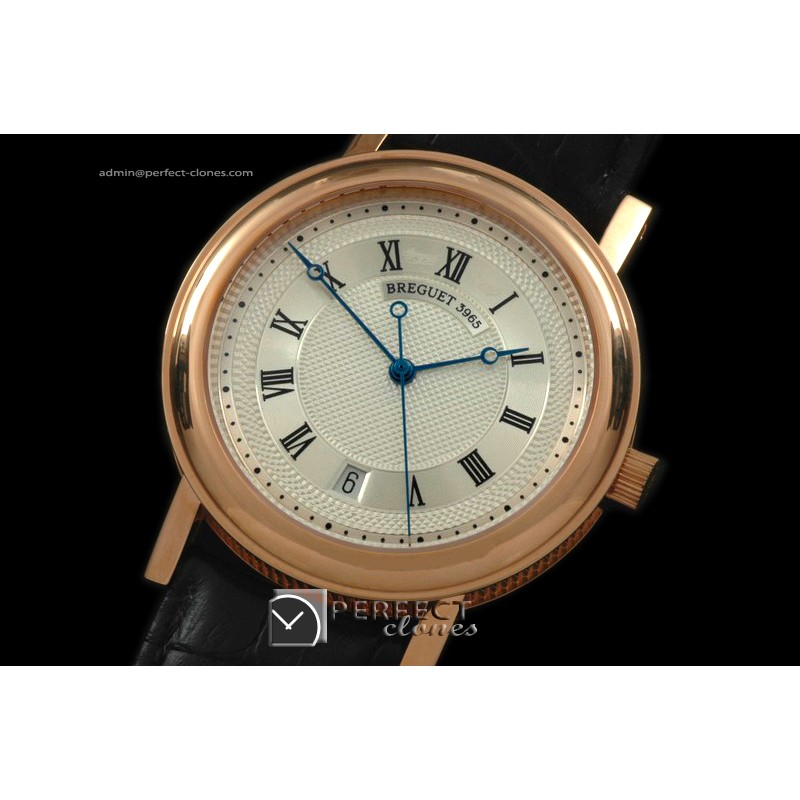 BR00161 Classique Automatic 3965 RG/LE White Asian Eta 2892