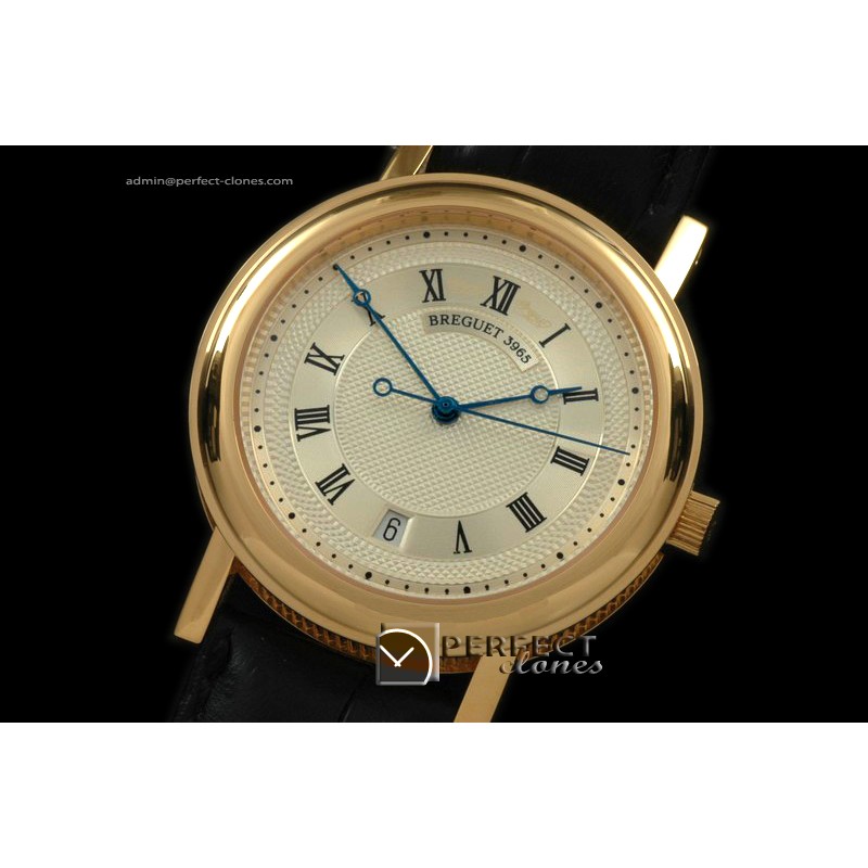 BR00156 Classique Automatic 3965 YG/LE White Asian Eta 2892