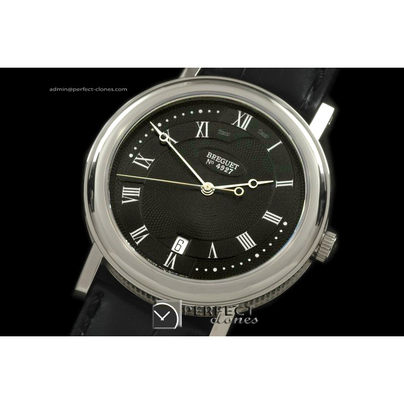 BR01007 Classique Automatic 4927 SS/LE Black Asian Eta 2892