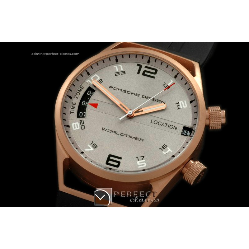 PDWT10017 Worldtimer RG/RU White Asian 2813 21J