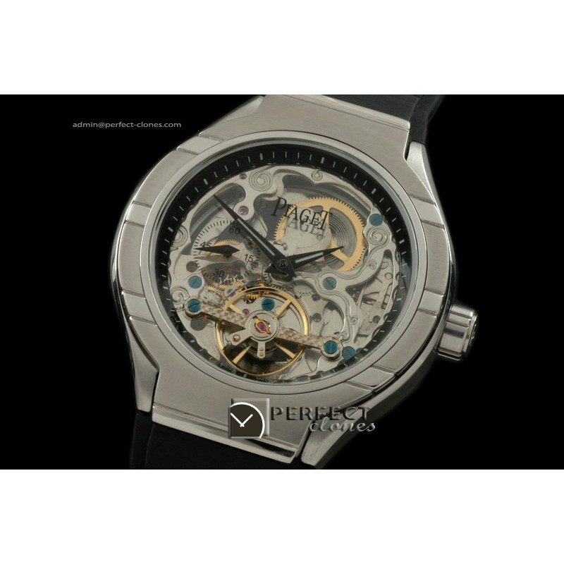 PI10011 Polo Skeleton Tourbillon SS/LE Asian 2813 Decorated