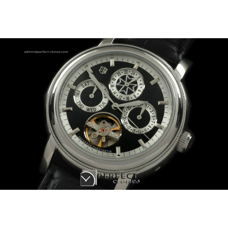 VC10072 Jubile Tourbillon Perpetual Calender SS/LE Black Asian