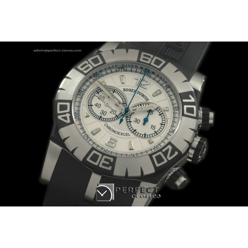 RD00021 Easy Diver Chronoexcel SS/Blk/RU White A-775Mod