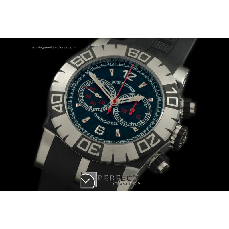 RD00027 Easy Diver Chronoexcel SS/Blk/RU Black A-775Mod