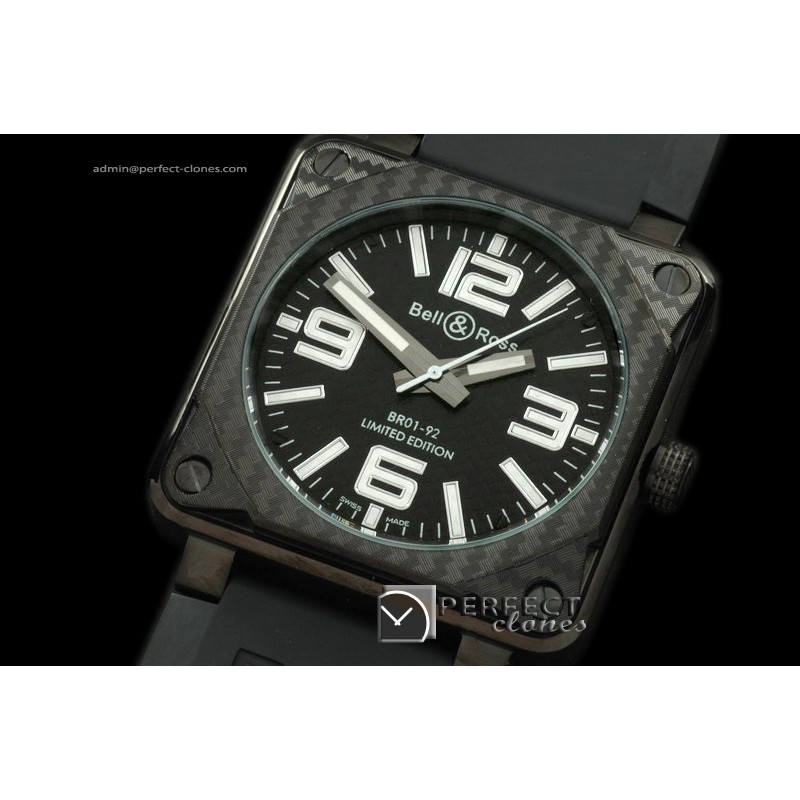BO01021 BR-01 Carbon PVD/RU Black Asian 2813 21J