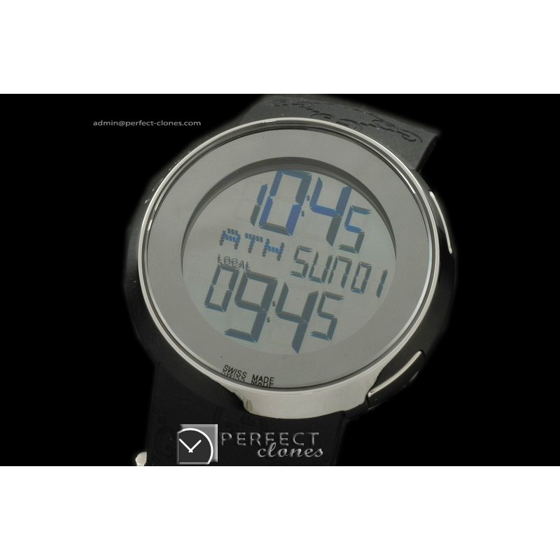 GU00106 I-Gucci Ladies Duo Time Digital SS/RU Quartz