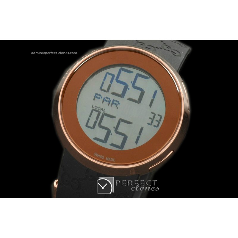 GU00108 I-Gucci Ladies Duo Time Digital RG/RU Quartz
