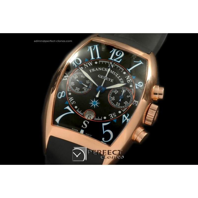 FMCA01025 Casablanca Chrono Limited Ed RG/RU Black A-7750
