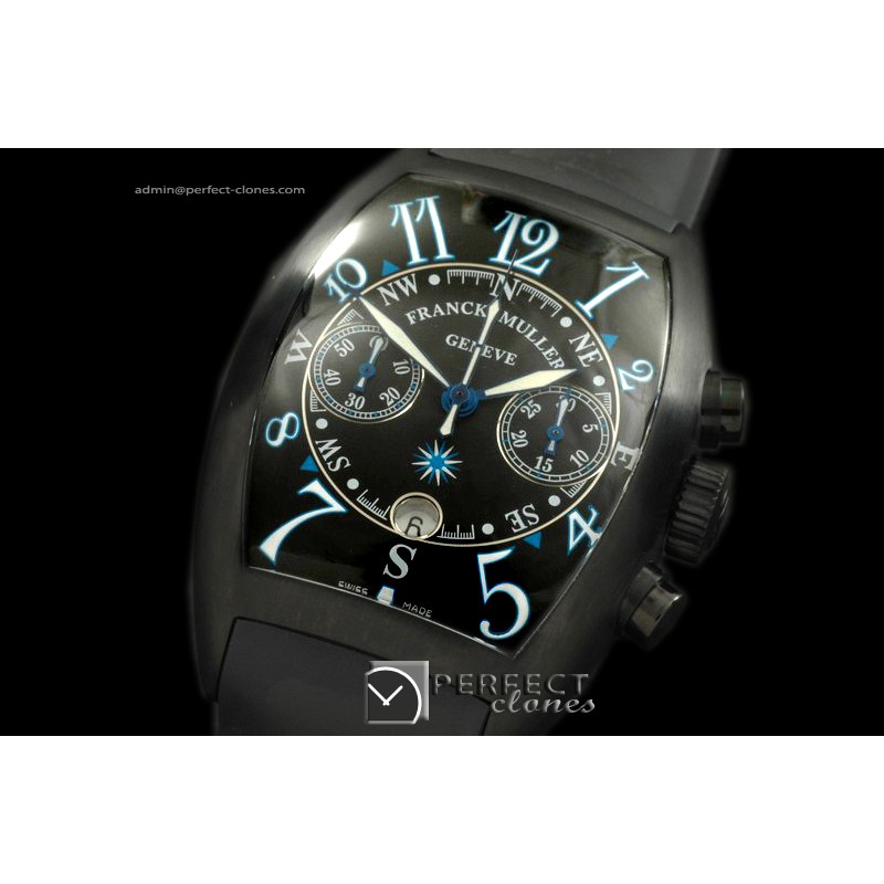 FMCA0102Casablanca Chrono Limited Ed PVD/RU Black A-7750
