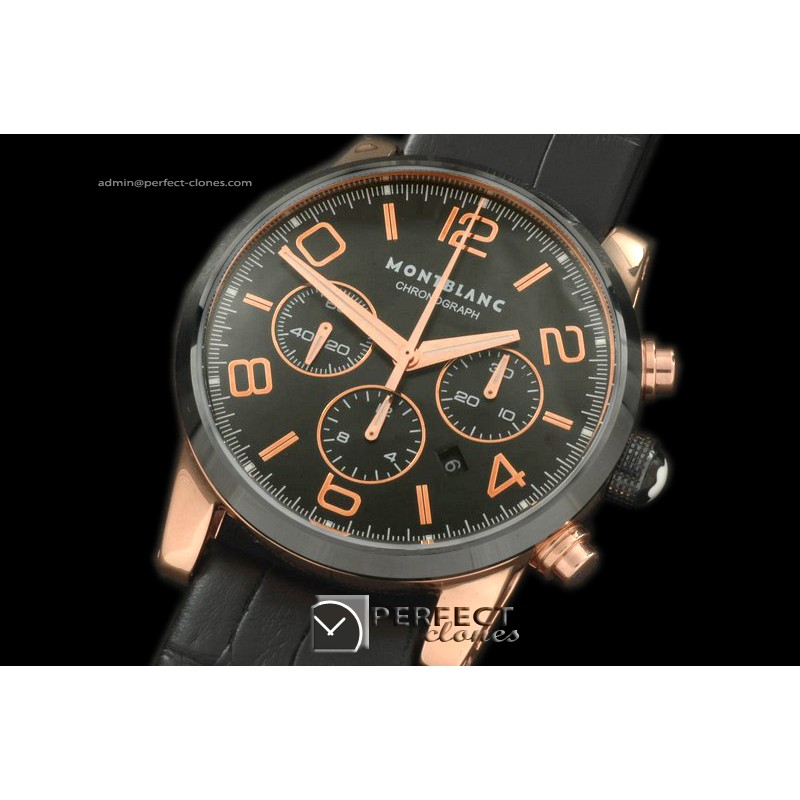MB01023 Timewalker Chrono RG/LE Cer Bez Black A-77528800