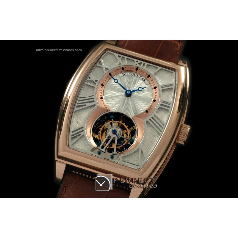 BR00079 Heritage 5497 Tourbillon RG/LE Silver/RG Flying Tourbill