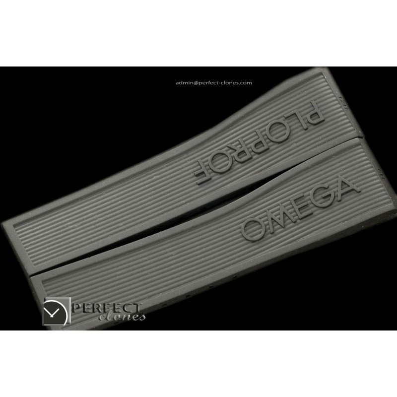 OMRU01001 Rubber Strap for Omega Ploprof - Black