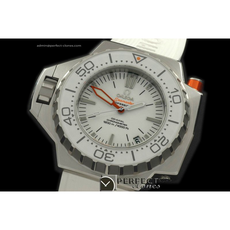 OMSE00093 Ploprof 1200m SS/RU White Asian Eta 2836 Ult V