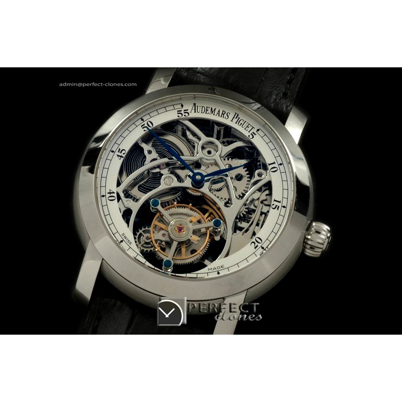 APJA01005 Jules Audemars Skeleton Tourbillon SS/LE White Tourbi
