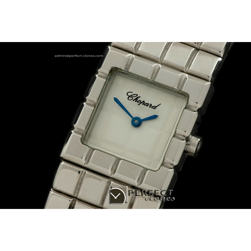CPIC10001 Ice Cube Ladies SS/SS White Swiss Quartz/Boxset