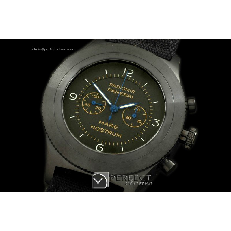 PN30003 Pam 30Mare Nostrum Chrono PVD/LE Blk/Blk Ven 75