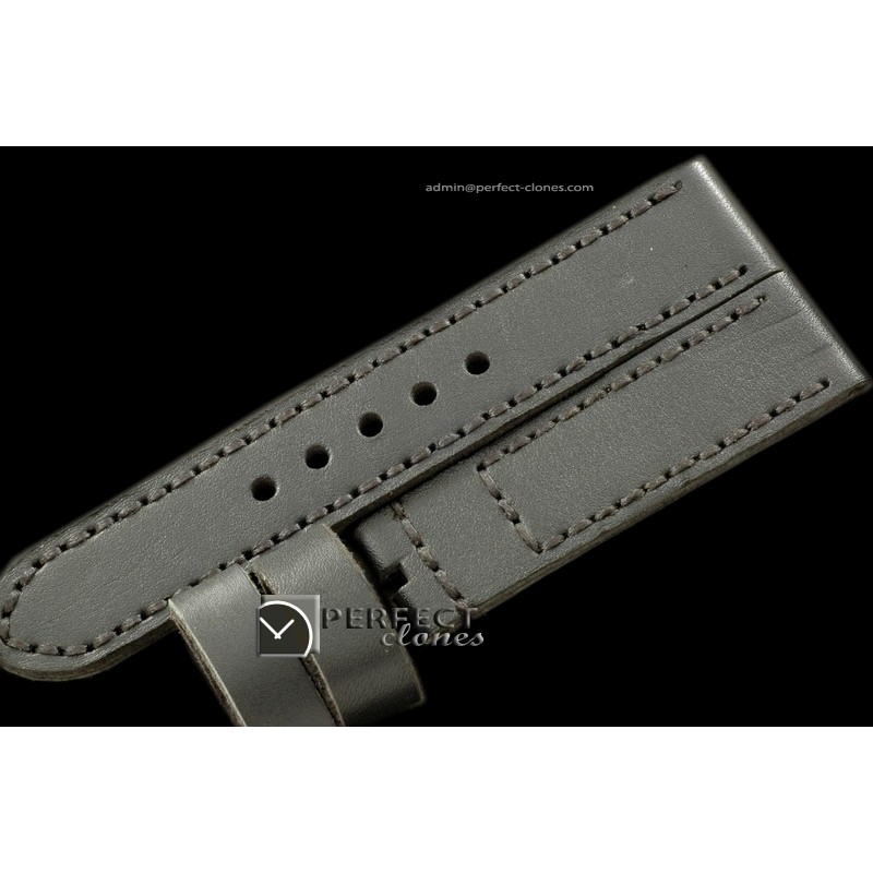 PNA01003 24/22 Calf Leather Blk/Blk Stitches for 44mm Panerai