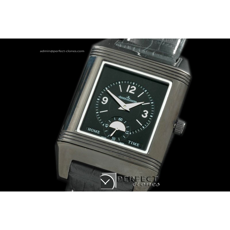 JL01023 Reverso Classique Jumbo PVD/LE White/Black Asian 2813 Au