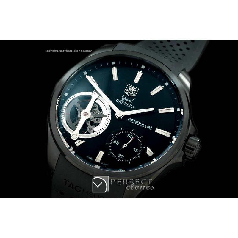 TGCA00108 Grand Carrera Pendulum PVD/RU Blk Asian Unitas 649