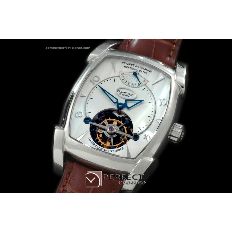 PG00101 Forma XL Hebdomadarie Tourbillon SS/LE Wht Tourbillon
