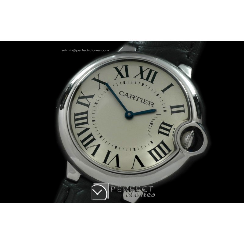 CARBA00501A Ballon Bleu de Cartier Mid SS/LE White Swiss Quartz