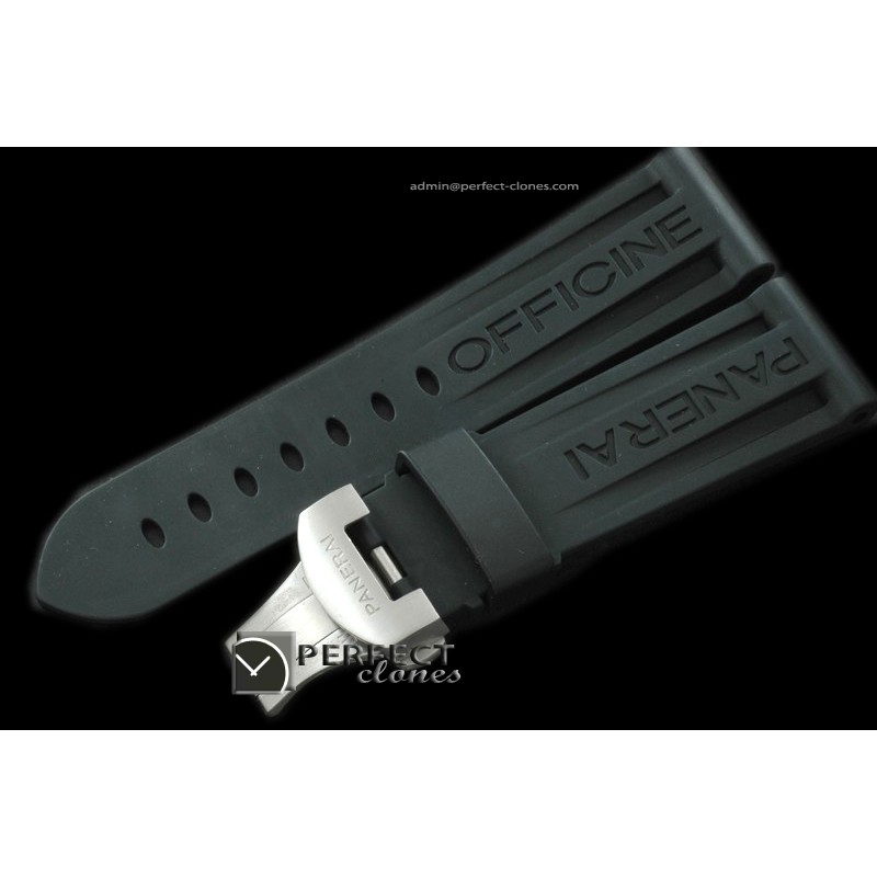PNA01012 24/22 Rubber Strap /New Style Deployant for 44mm Pams
