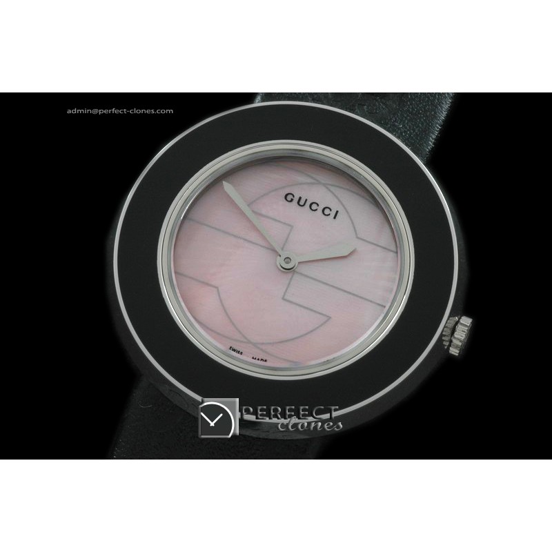 GU00253B U Play Mid Size SS/LE MOP Pink / Blk Jap Quartz