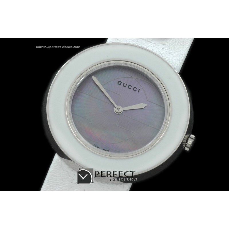 GU00254W U Play Mid Size SS/LE MOP Violet /Wht Jap Quartz