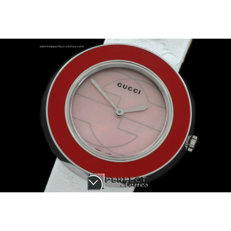 GU00253R U Play Mid Size SS/LE MOP Pink / Red Jap Quartz