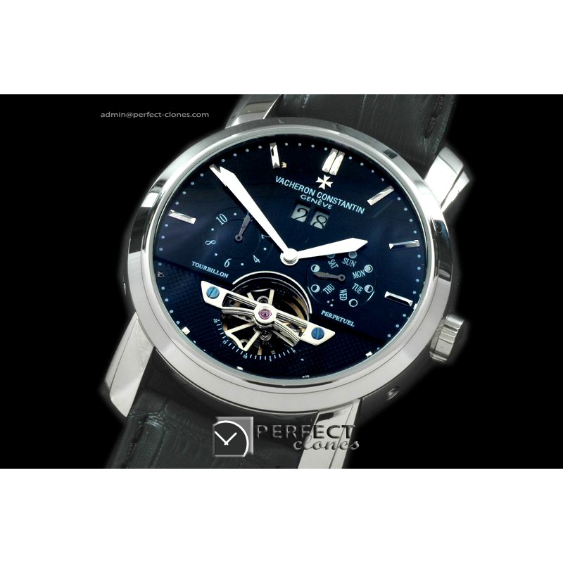 VC00164 Matle Calender/Big Date Tourbillon SS/LE Black Asian Aut