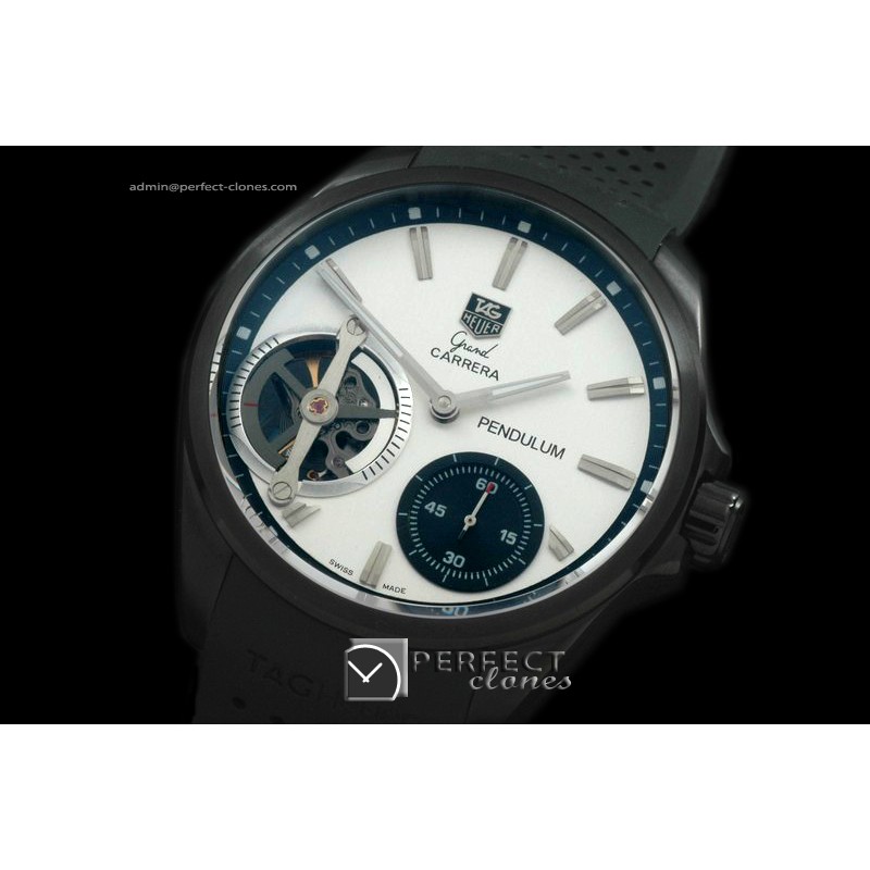 TGCA0011Grand Carrera Pendulum PVD/RU Wht Asian Unitas 649