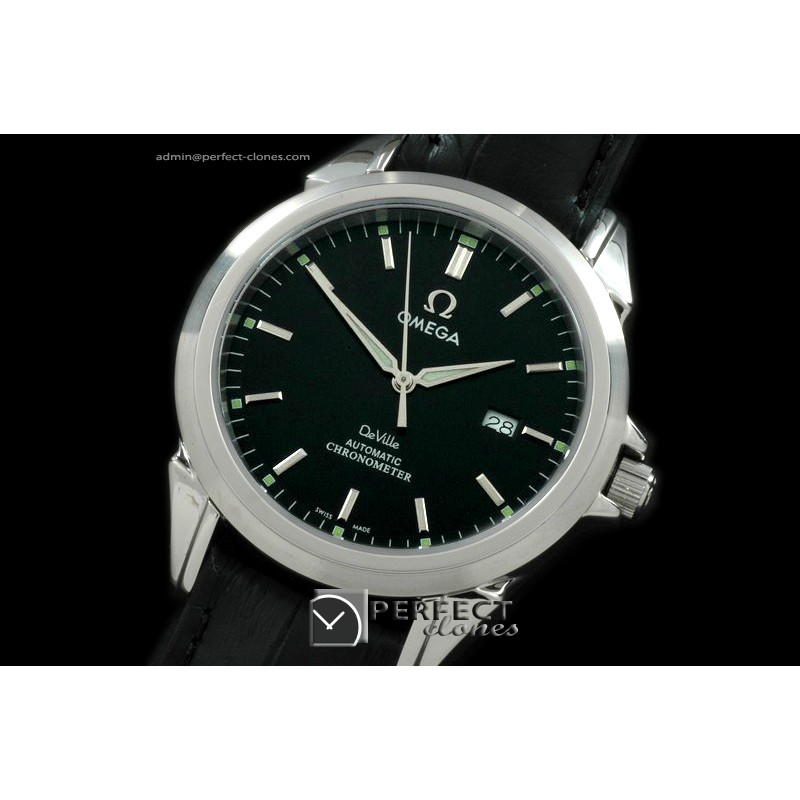 OMDE00102 Deville SS/LE Black Asian 2824 28800bph