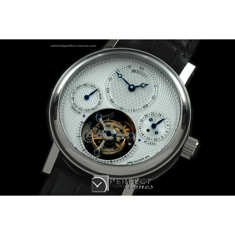 BR00126 Jubilee Calender Tourbillon SS/LE White Flying Tourbillo