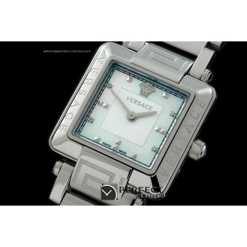 VE10036 Reve Ladies SS White Swiss Quartz c/w Boxset