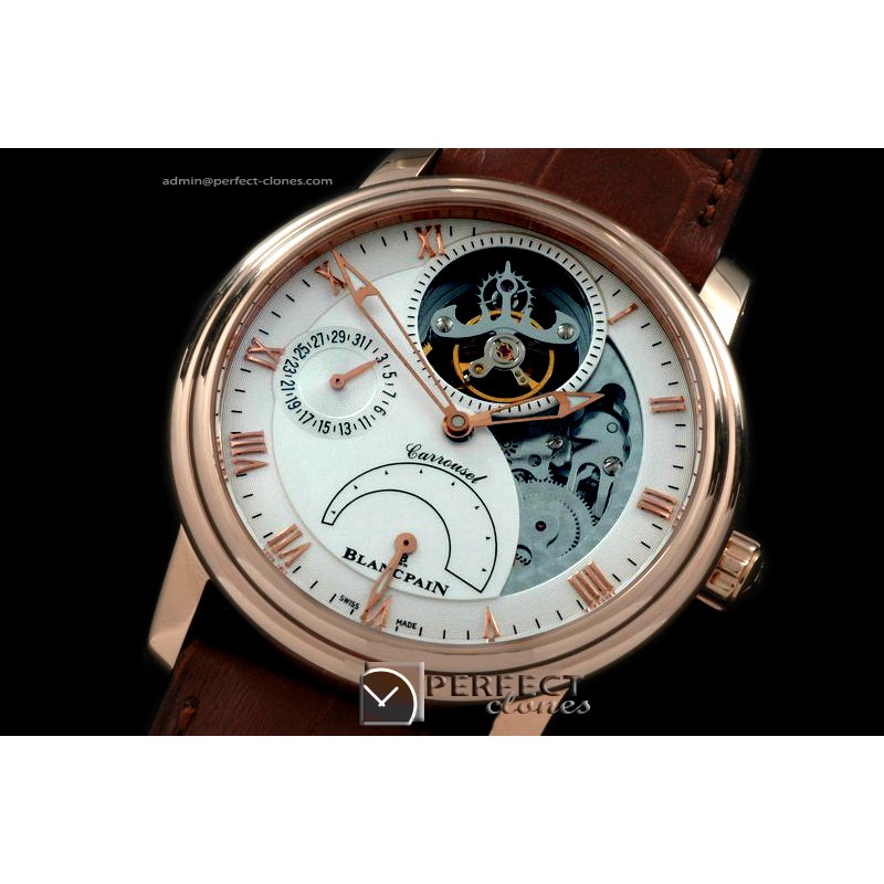 BP00093 Carrousel Tourbillon RG/LE White Flying Tourbillon