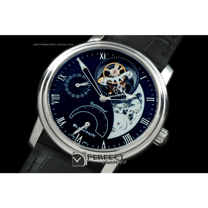 BP00092 Carrousel Tourbillon SS/LE Black Flying Tourbillon