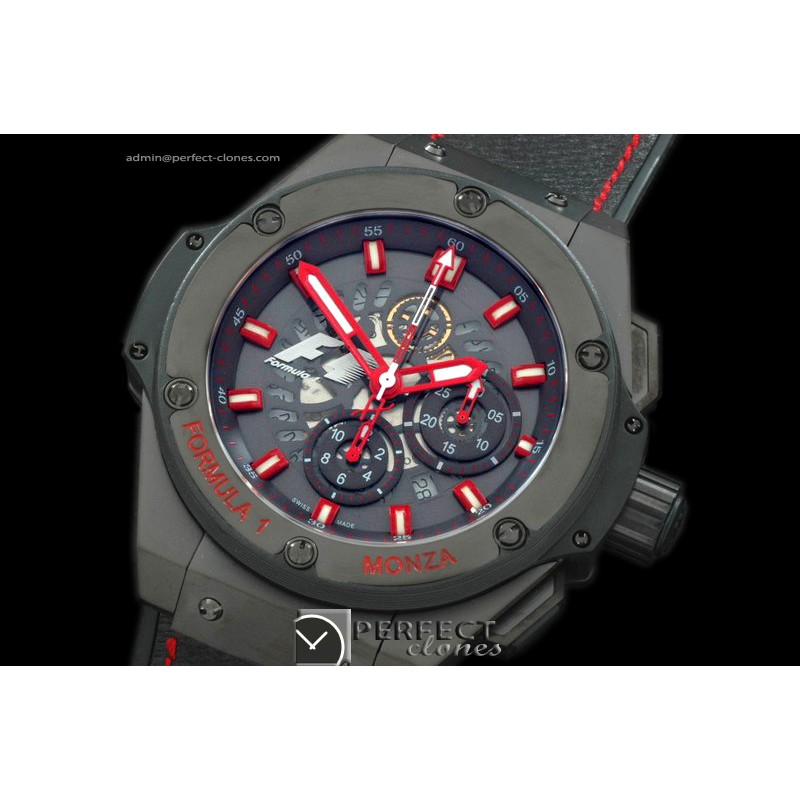 HBKP10017 King Power Monaco F1 PVD/LE Black Asian 7750