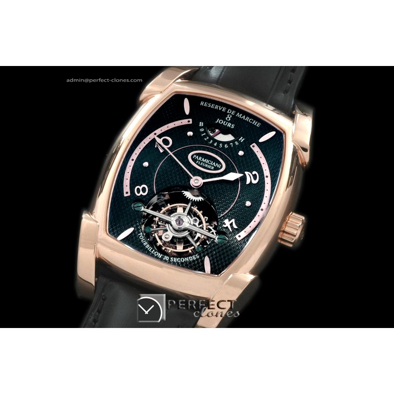 PG00115 Forma XL Reserve De Marche Tourbillon RG/LE Blk Tourbill