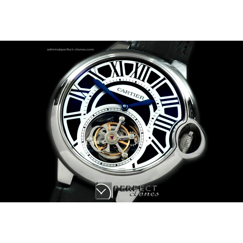 CARBA00023 Ballon de Cartier Tourbillon SS/LE Black Flying Tour